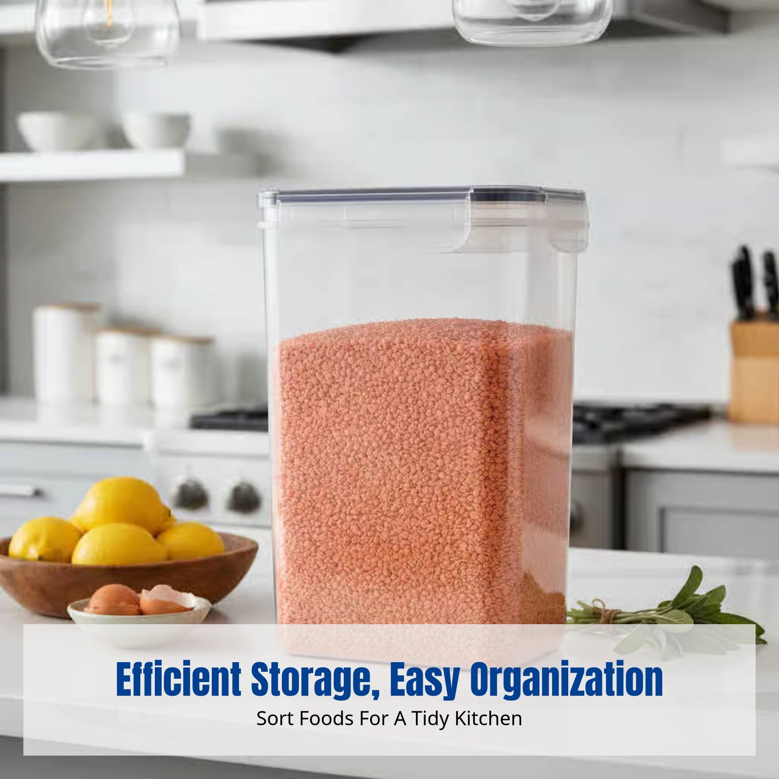 Food Storage Containers Set - مجموعة حاويات تخزين طعام محكمة الإغلاق،