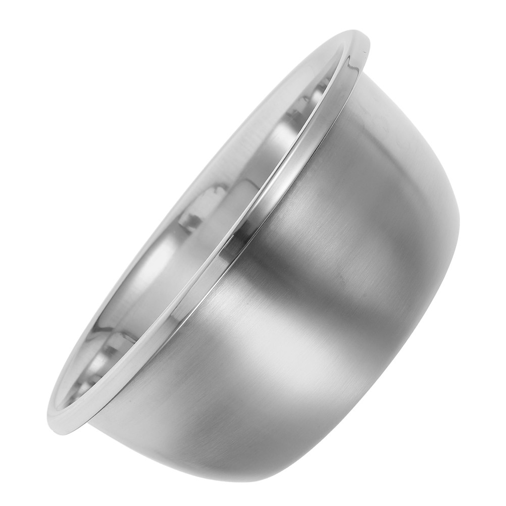 Food Storage In Stainless Steel - وعاء دائري كبير من الفولاذ المقاوم