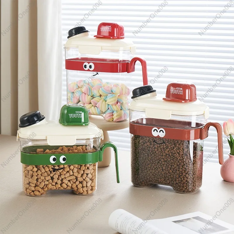 Food Storage For Dog - دلو تخزين طعام القطط، علبة طعام