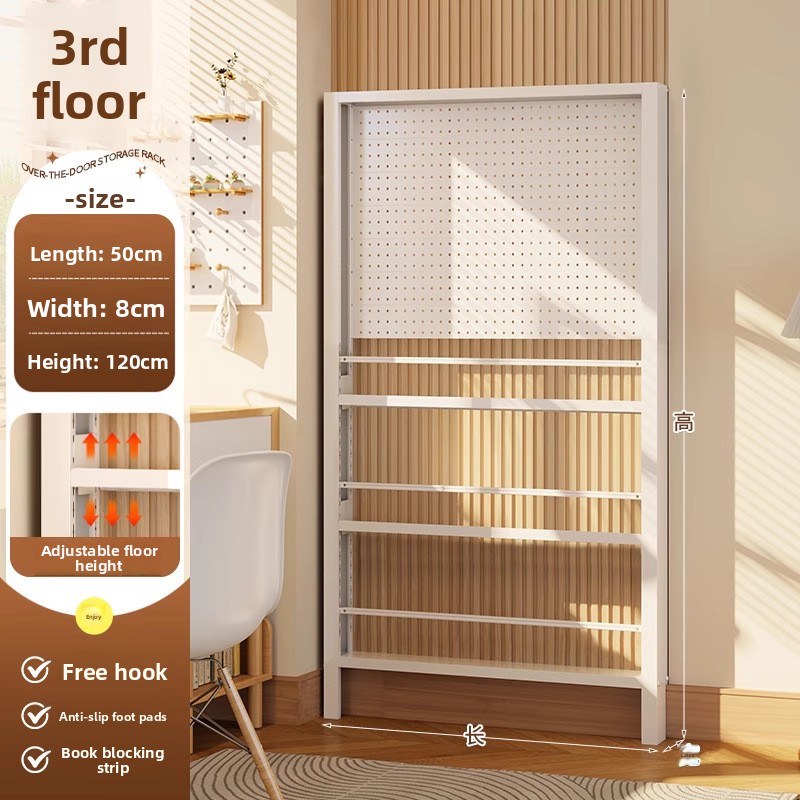 Food Storage Drawing - رف كتب ضيق مثبت على الباب