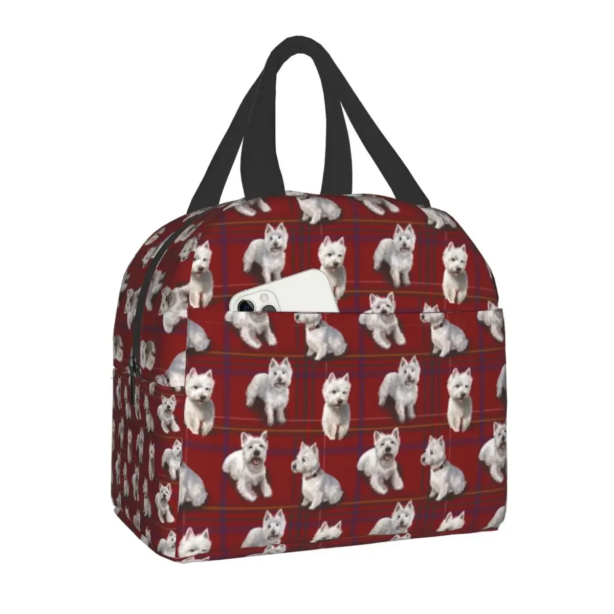 Food Storage For Dog - حقيبة غداء معزولة للنساء بتصميم كلب