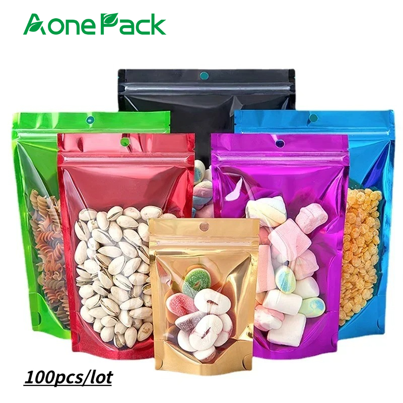 Food Storage In Mylar Bags - 100 قطعة من أكياس بلاستيكية قابلة