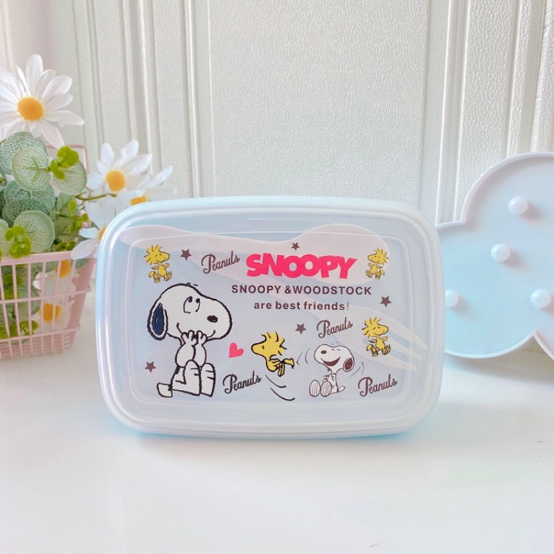 Food Storage Containers Set - صندوق غداء كاوايي سنوبي مع ملعقة