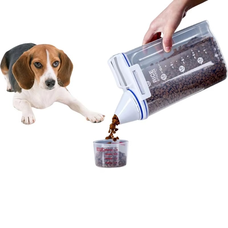 Food Storage For Dog - حاويات تخزين طعام الحيوانات الأليفة البلاستيكية