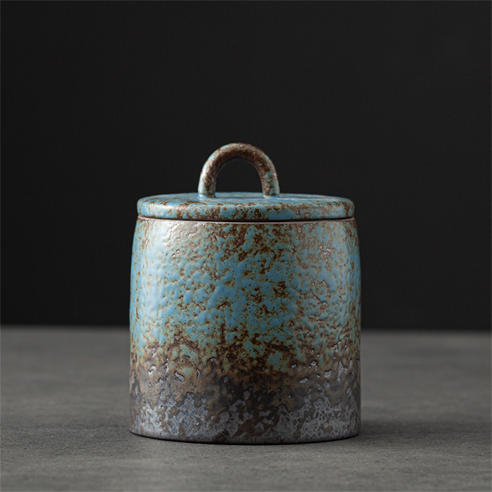 Food Storage Organiser - علبة شاي سيراميك مختومة جرة صندوق