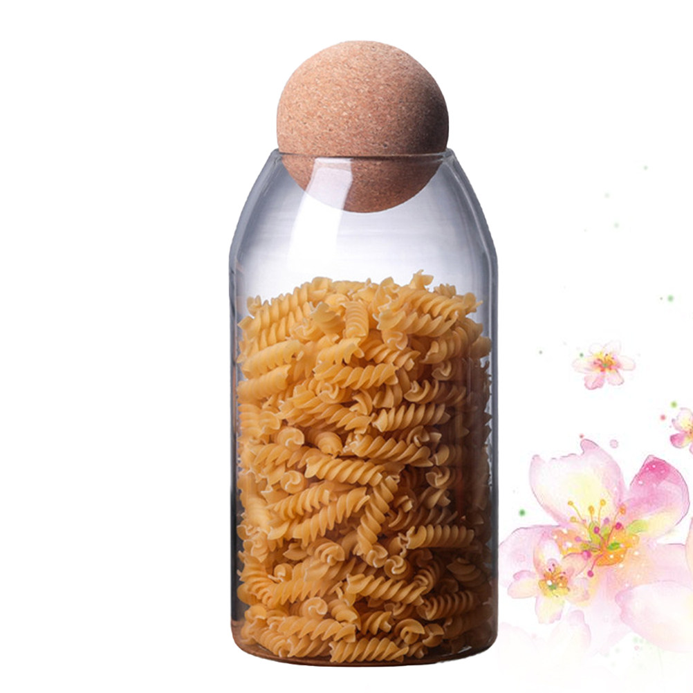 Food Storage Set Glass - وعاء تخزين زجاجي شفاف من البوروسيليكات