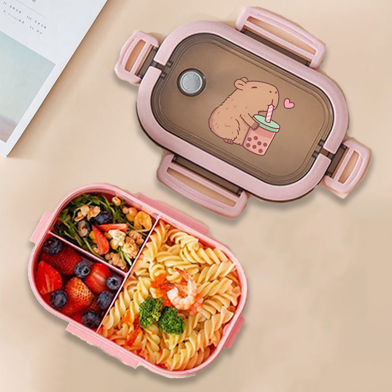 Food Storage Containers Set - كابيبارا بينتو علب الاغذية أنيمي الحيوانات