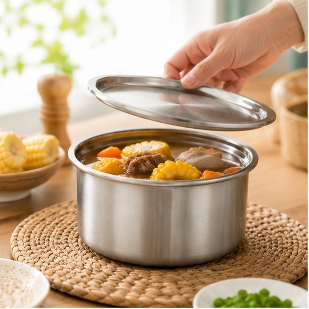 Food Storage In Stainless Steel - وعاء رامكن من الستانلس ستيل 304