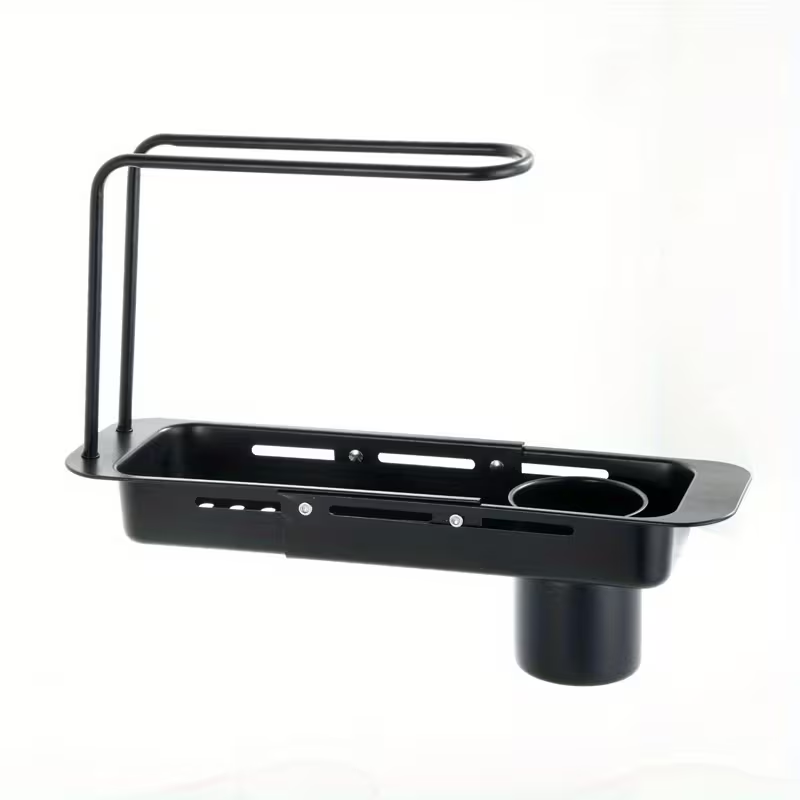 Food Storage Organiser - منظم حوض المطبخ من الفولاذ المقاوم