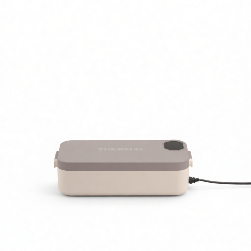 Portable Food Warmer - صندوق طعام كهربائي محمول من الفولاذ