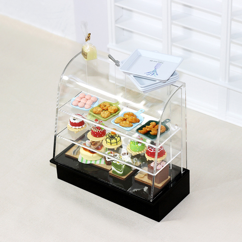 Food Storage In Cabinets - 1/12 1/6 مقياس دمية مصغرة الغذاء