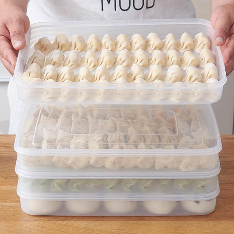 Food Storage Organiser - صندوق تخزين جديد للمطبخ، منظم للثلاجة،