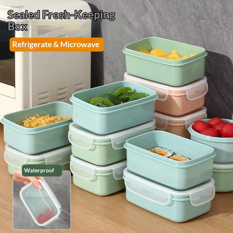 Food Storage Organiser - حاويات تخزين طعام محكمة الإغلاق خالية