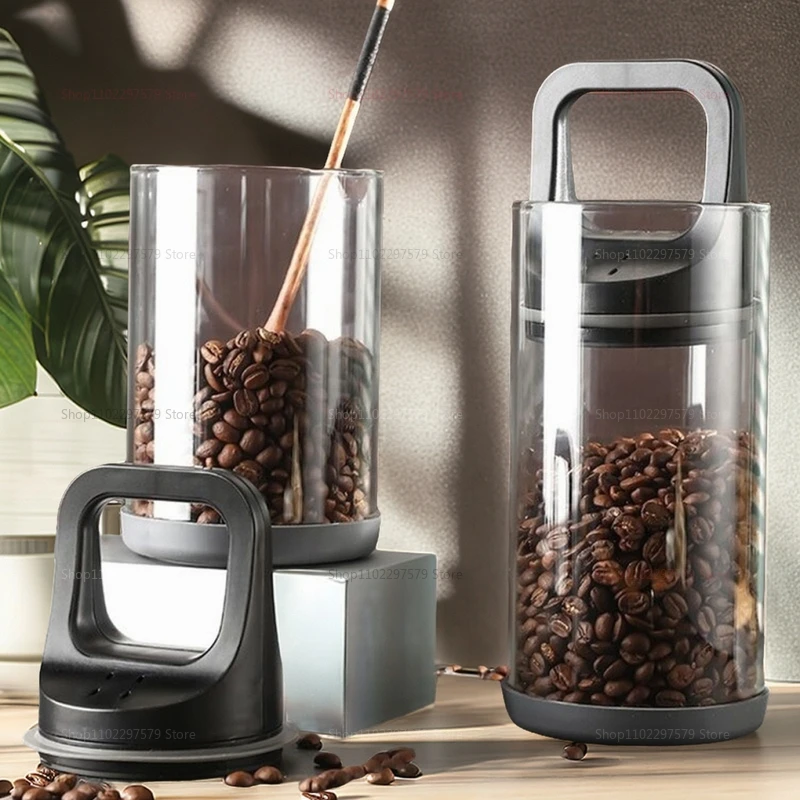 Food Storage Set Glass - حبوب البن فراغ مختومة خزان الزجاج