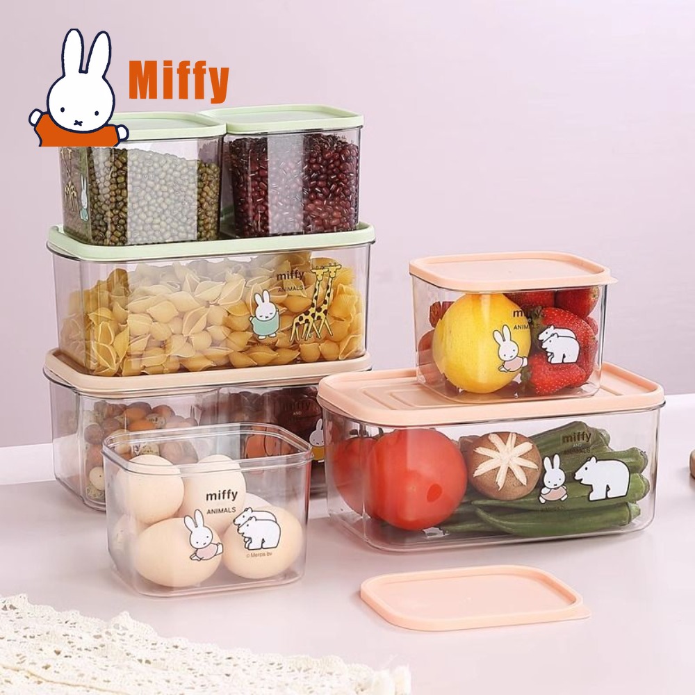Food Storage No Pantry - حاويات تخزين طعام كاواي ميفي، شفافة