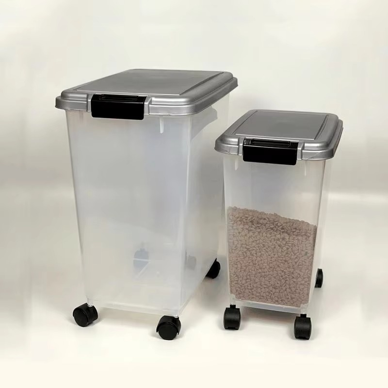 Food Storage For Dog - حاوية تخزين طعام الحيوانات الأليفة البلاستيكية