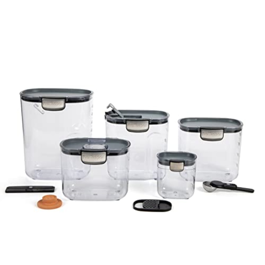 Food Storage Kitchen Container Set - مجموعة حاويات تخزين الطعام محكمة الإغلاق،