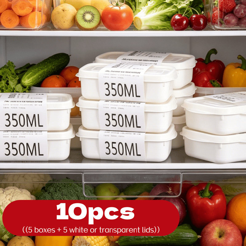 Food Storage Containers Set - مجموعة من 10 قطع من صناديق