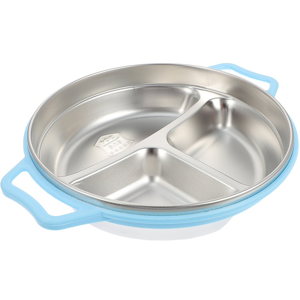 Food Storage In Stainless Steel - طبق تقديم وتخزين الطعام للأطفال من