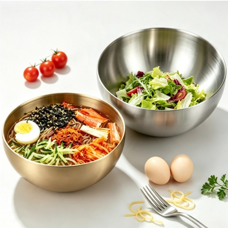 Food Storage In Stainless Steel - أوعية خلط من الفولاذ المقاوم للصدأ،