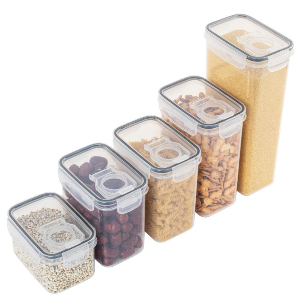 Food Storage Kitchen Container Set - مختومة البلاستيك صندوق تخزين المواد الغذائية