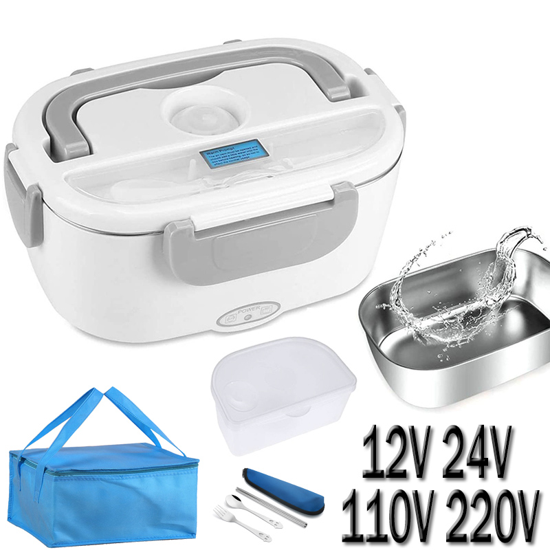 Portable Food Warmer - الفولاذ المقاوم للصدأ الكهربائية علبة طعام