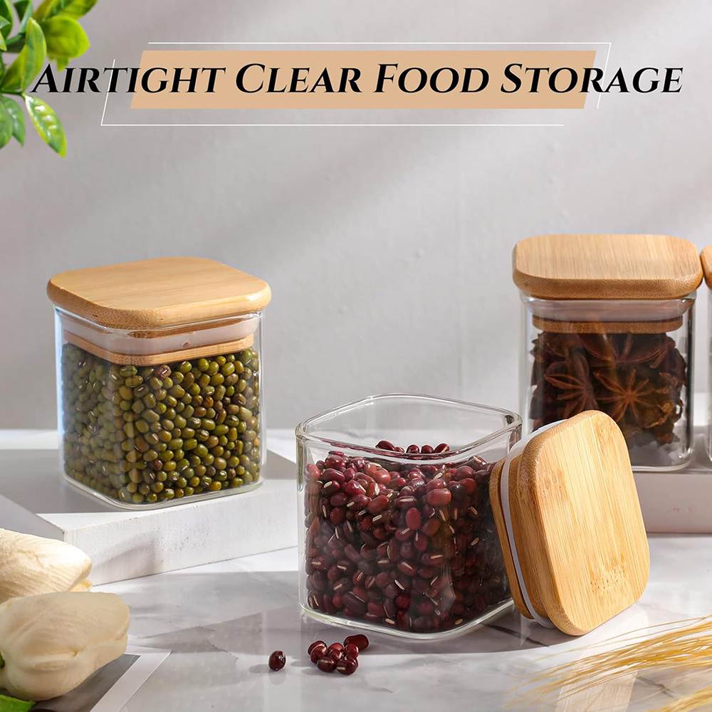 مجموعة برطمانات زجاجية مكونة م - مراجعة Food Storage Set Glass وسعره
