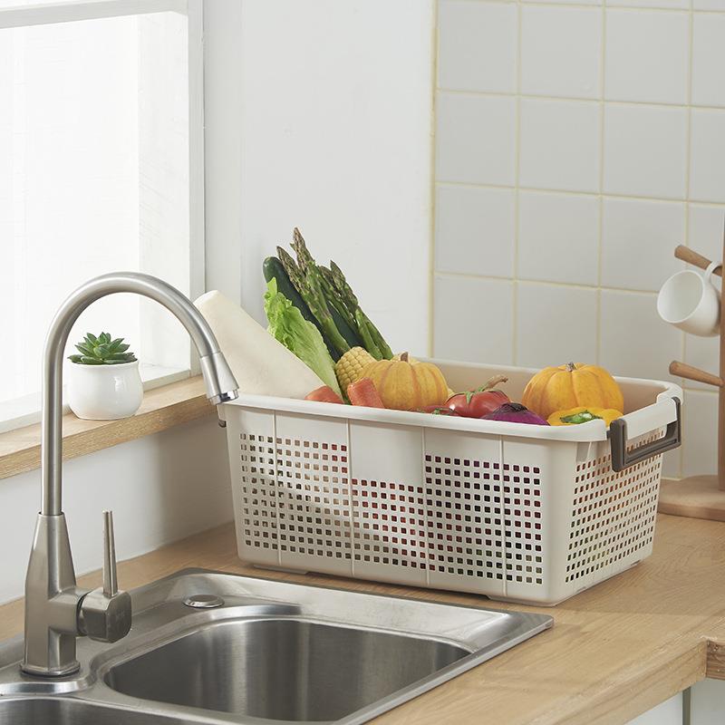 سلة تخزين بلاستيكية مفرغة على  - مراجعة Food Storage Without Plastic وسعره