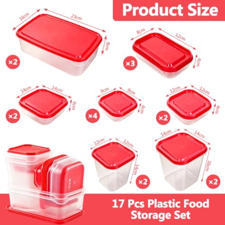 مجموعة تخزين طعام بلاستيكية من - مراجعة Food Storage Containers Set وسعره