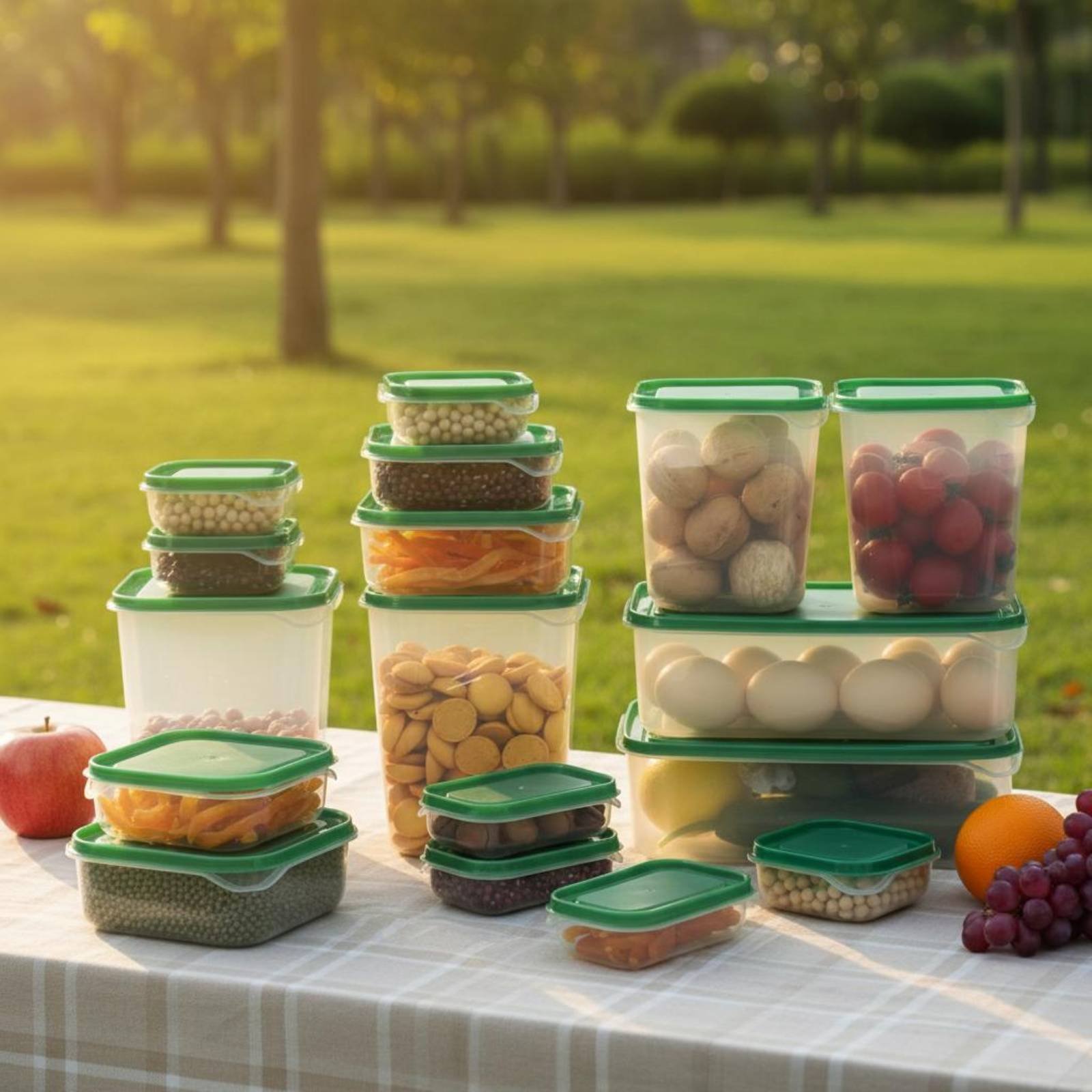 مجموعة من 17 قطعة لتخزين الطعا - مراجعة Food Storage Containers Set وسعره