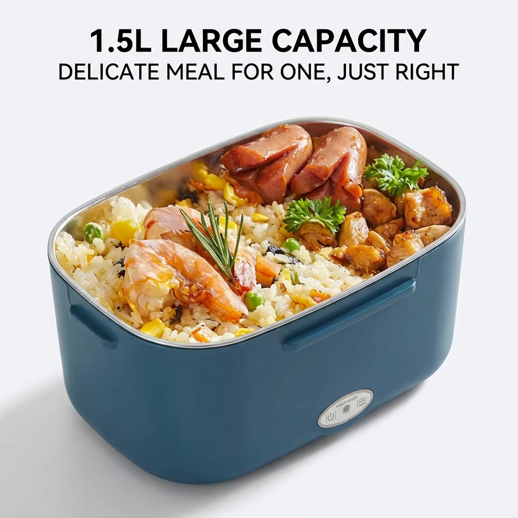 صندوق غداء كهربائي محمول سعة 1 - مراجعة Portable Food Warmer وسعره
