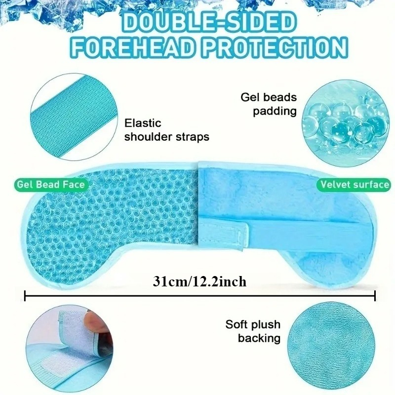 عصابة رأس قابلة لإعادة الاستخد - مراجعة Cold Pack Ice Gel وسعره