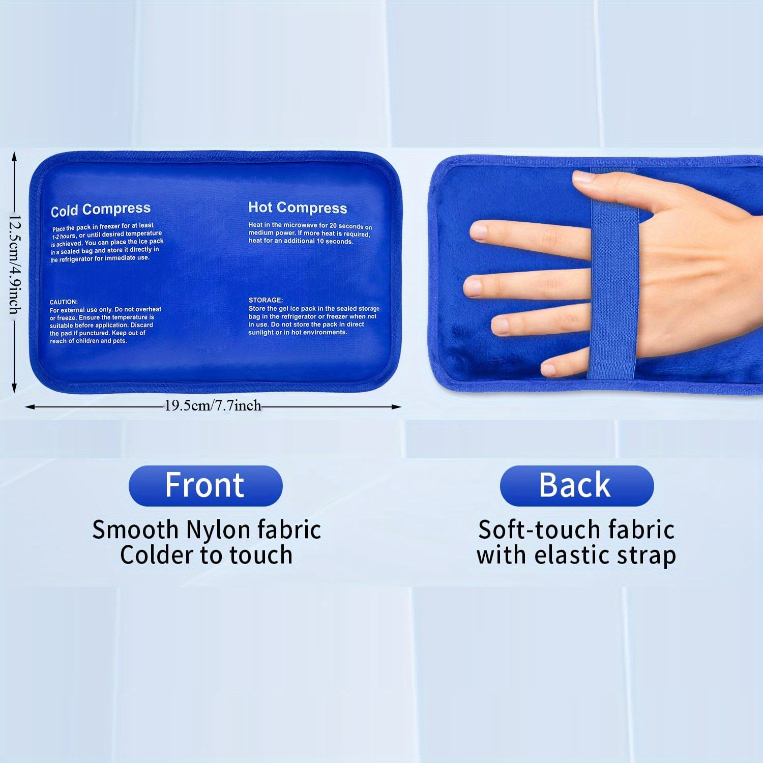 كمادات ثلج للإصابات، كمادات جل - مراجعة Cold Pack Ice Gel وسعره