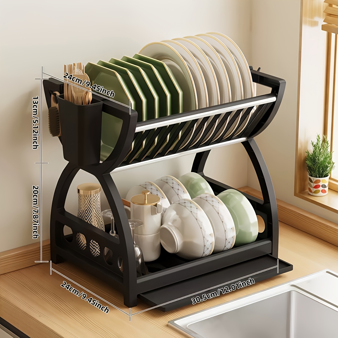 رف تجفيف أطباق موفر للمساحة بط - مراجعة Food Storage Organiser وسعره