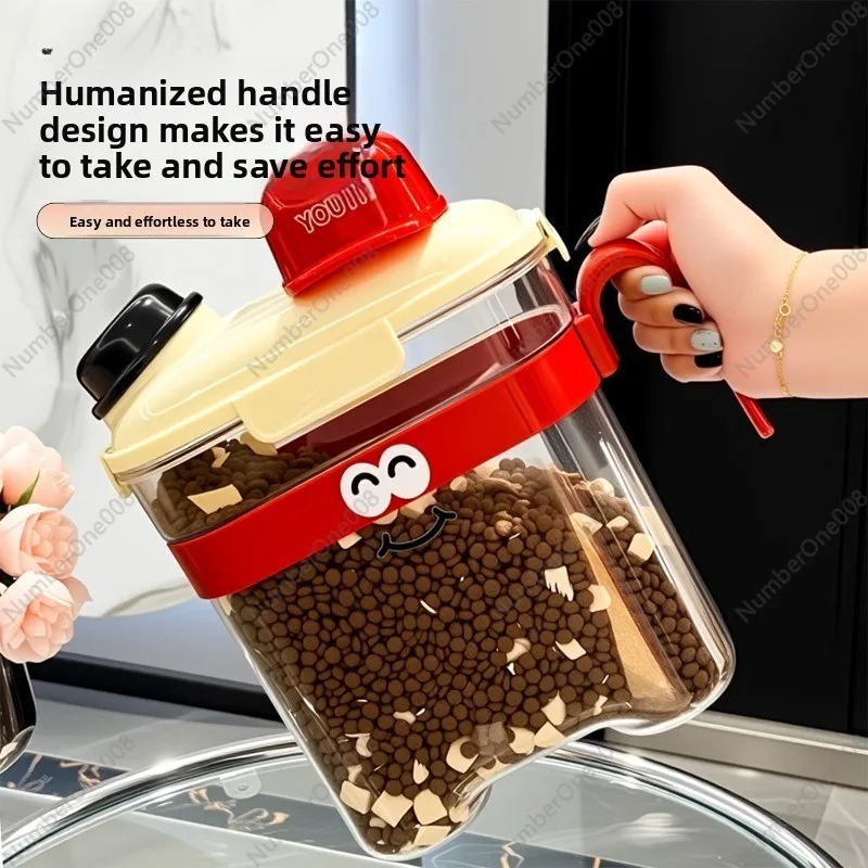 دلو تخزين طعام القطط، علبة طعا - مراجعة Food Storage For Dog وسعره
