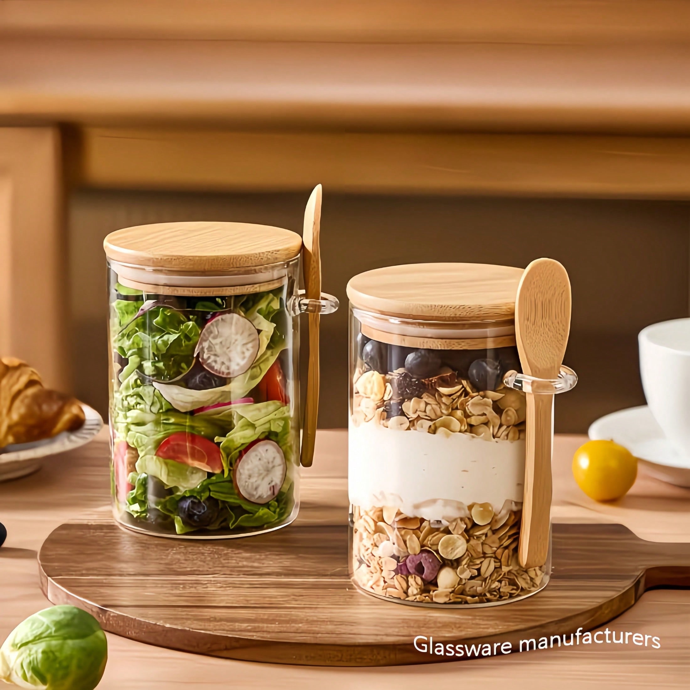 مجموعة تخزين مكونة من 4 قطع (ت - مراجعة Food Storage Set Glass وسعره