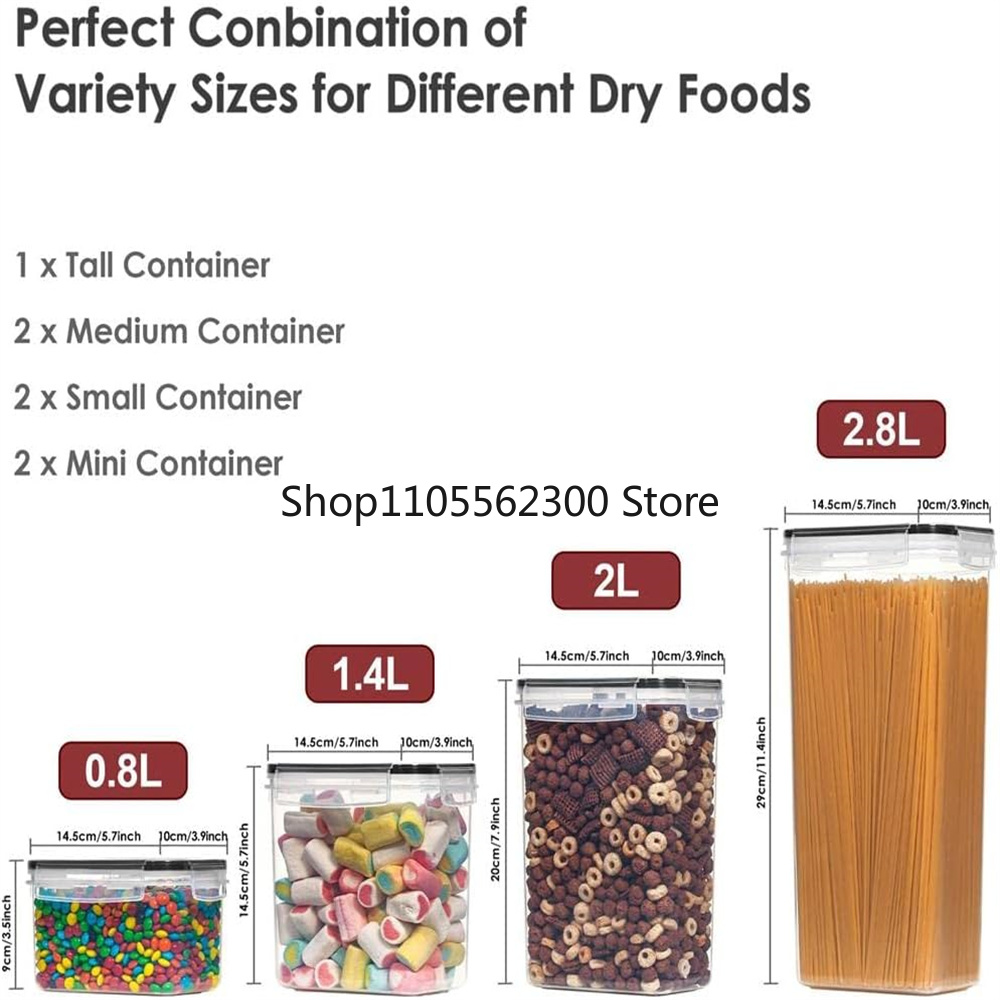 مجموعة حاويات طعام للمطبخ مكون - مراجعة Food Storage Kitchen Container Set وسعره
