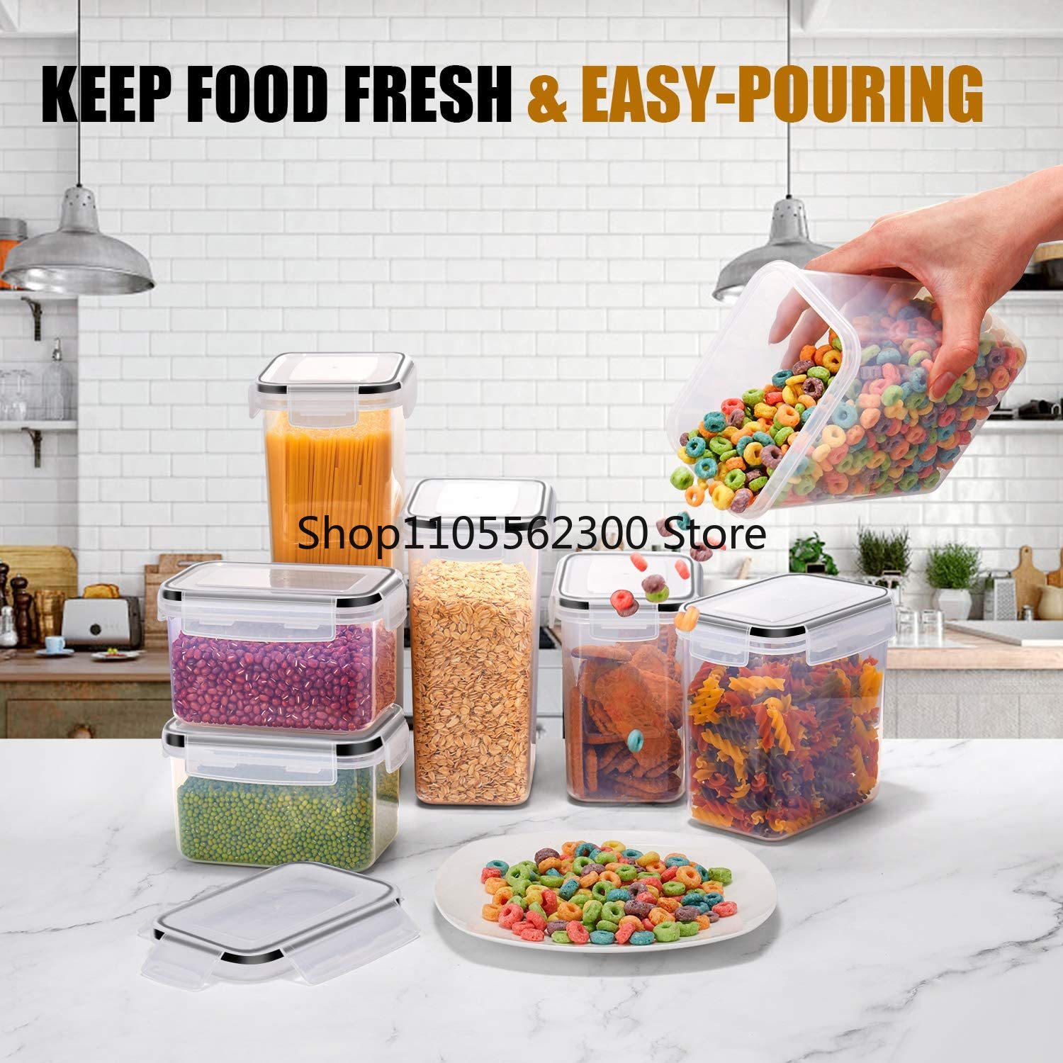 مجموعة حاويات طعام للمطبخ مكون - مراجعة Food Storage Kitchen Container Set وسعره