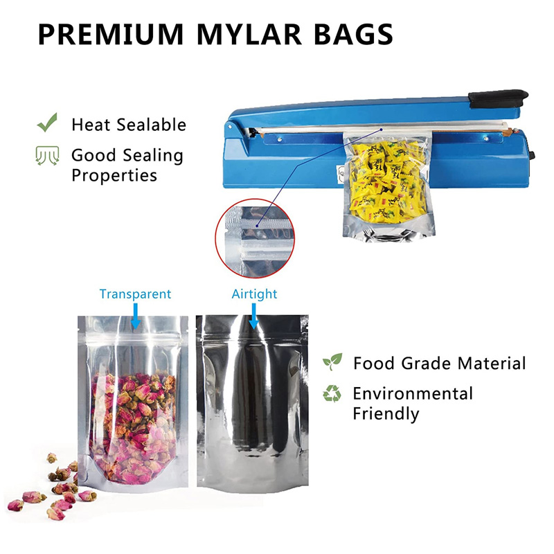 1000 قطعة/الوحدة أكياس مايلر ل - مراجعة Food Storage In Mylar Bags وسعره