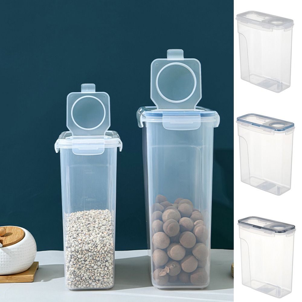 حاوية تخزين حبوب بلاستيكية شفا - مراجعة Food Storage Kitchen Container Set وسعره