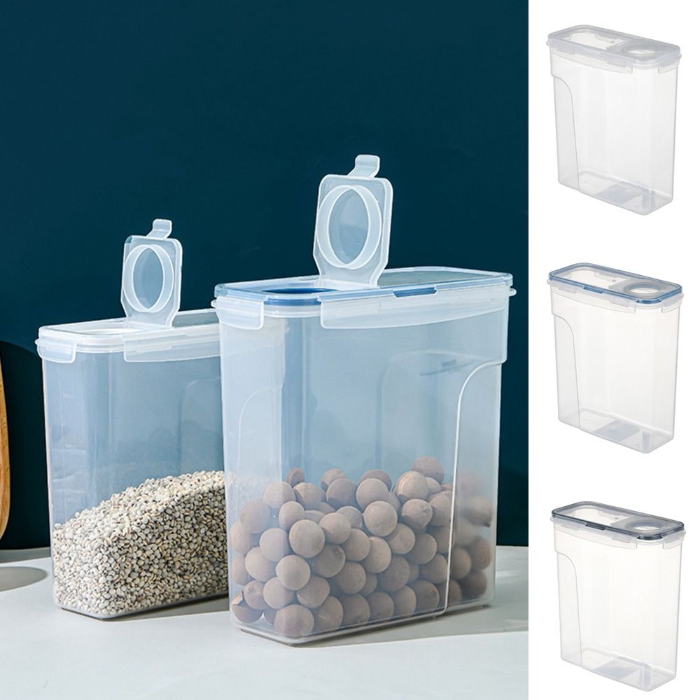 حاوية تخزين حبوب بلاستيكية شفا - مراجعة Food Storage Kitchen Container Set وسعره