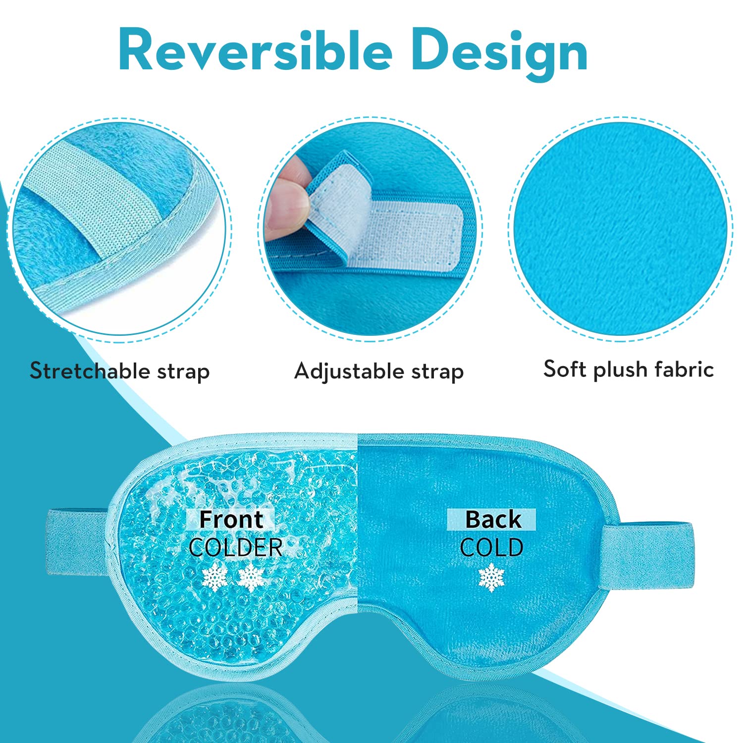 قناع عين تبريد قناع عين جل قنا - مراجعة Cold Pack Ice Gel وسعره