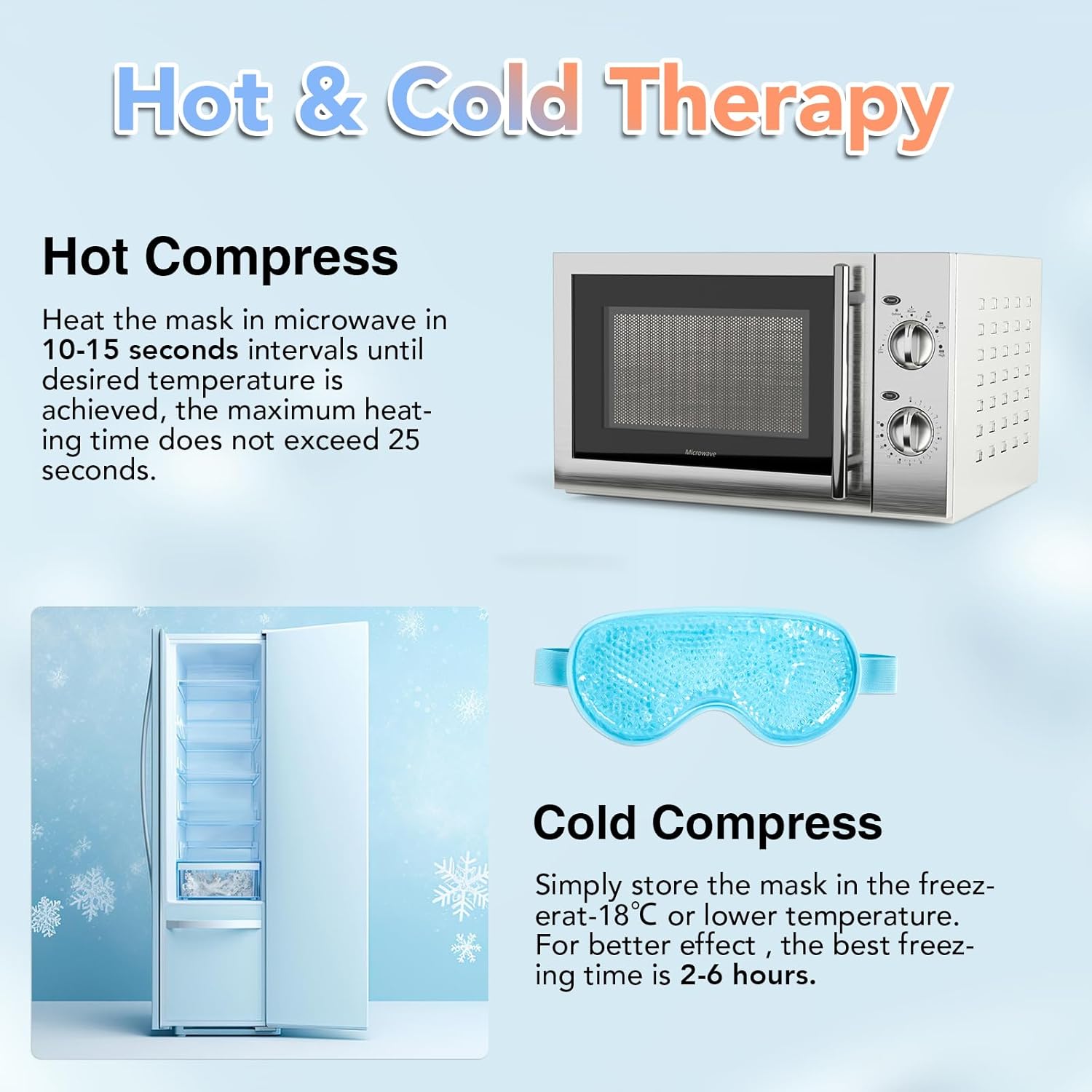 قناع تبريد للوجه، قناع جل للعي - مراجعة Cold Pack Ice Gel وسعره