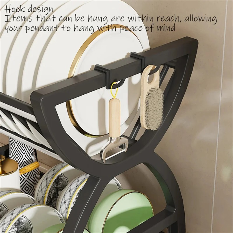 رف تجفيف أطباق من طبقتين للمطب - مراجعة Food Storage Organiser وسعره