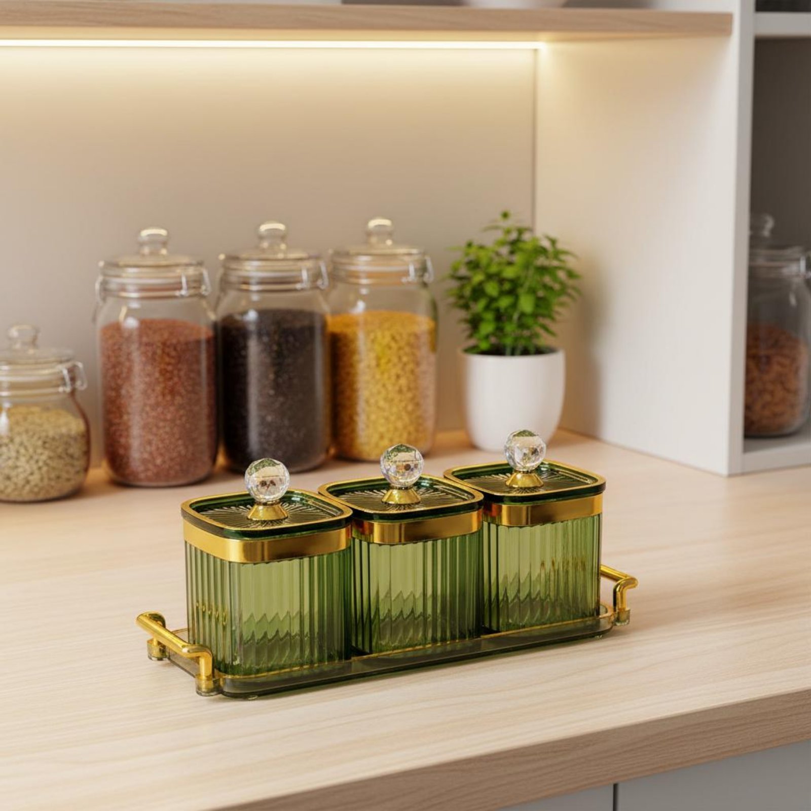 مجموعة حاويات وجبات خفيفة زخرف - مراجعة Food Storage Containers Set وسعره