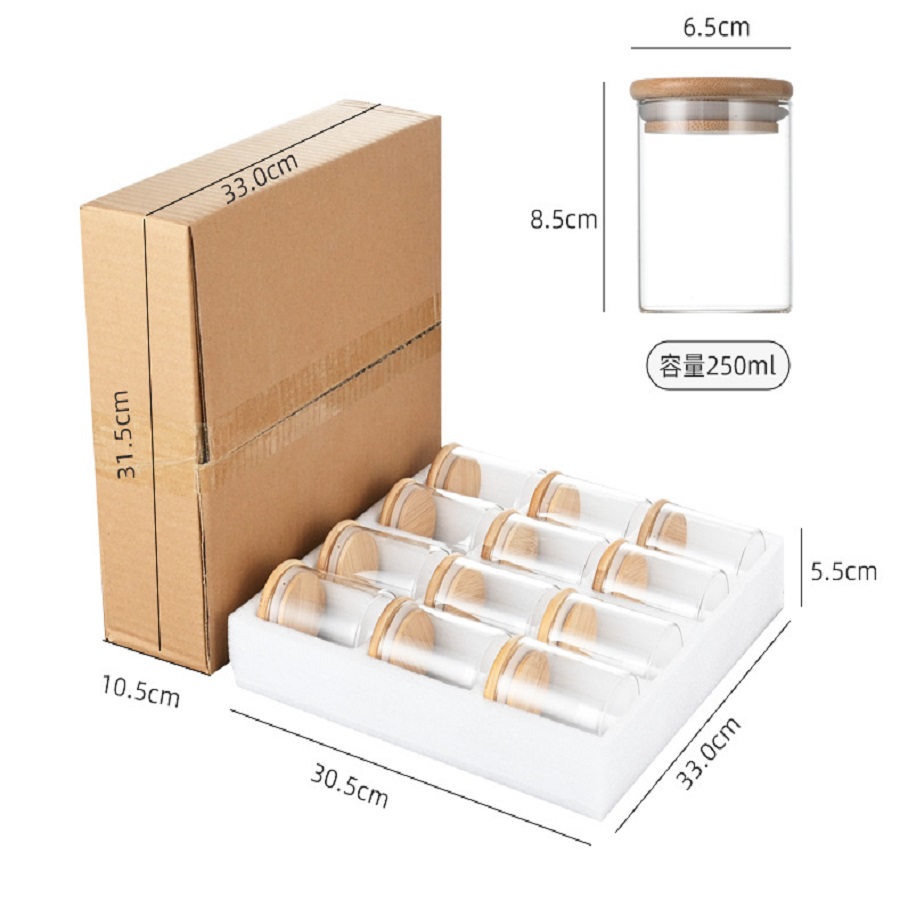 برطمان تخزين زجاجي محكم الغلق  - مراجعة Food Storage Set Glass وسعره