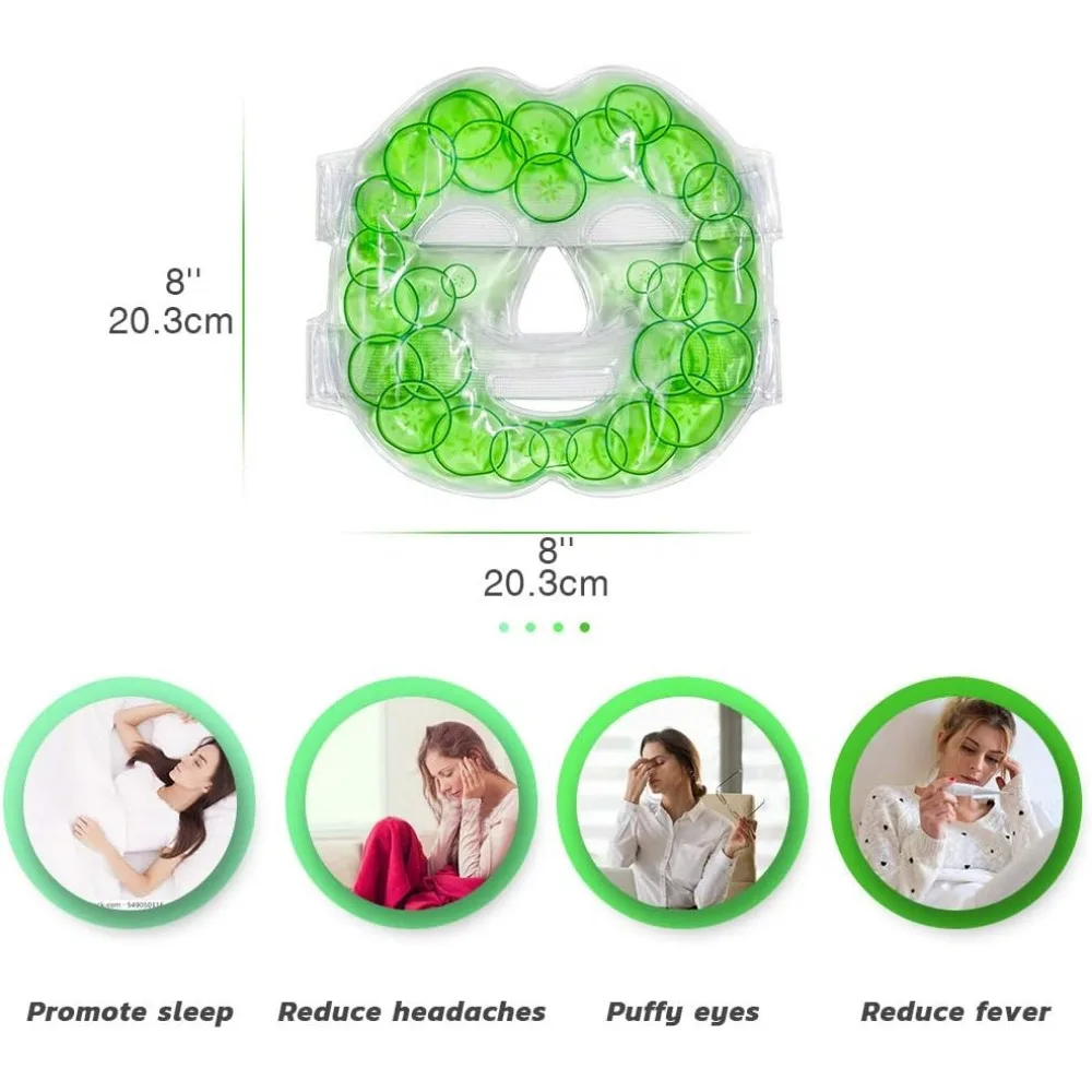 عبوة جل ثلج للوجه مع لف قابل ل - مراجعة Cold Pack Ice Gel وسعره