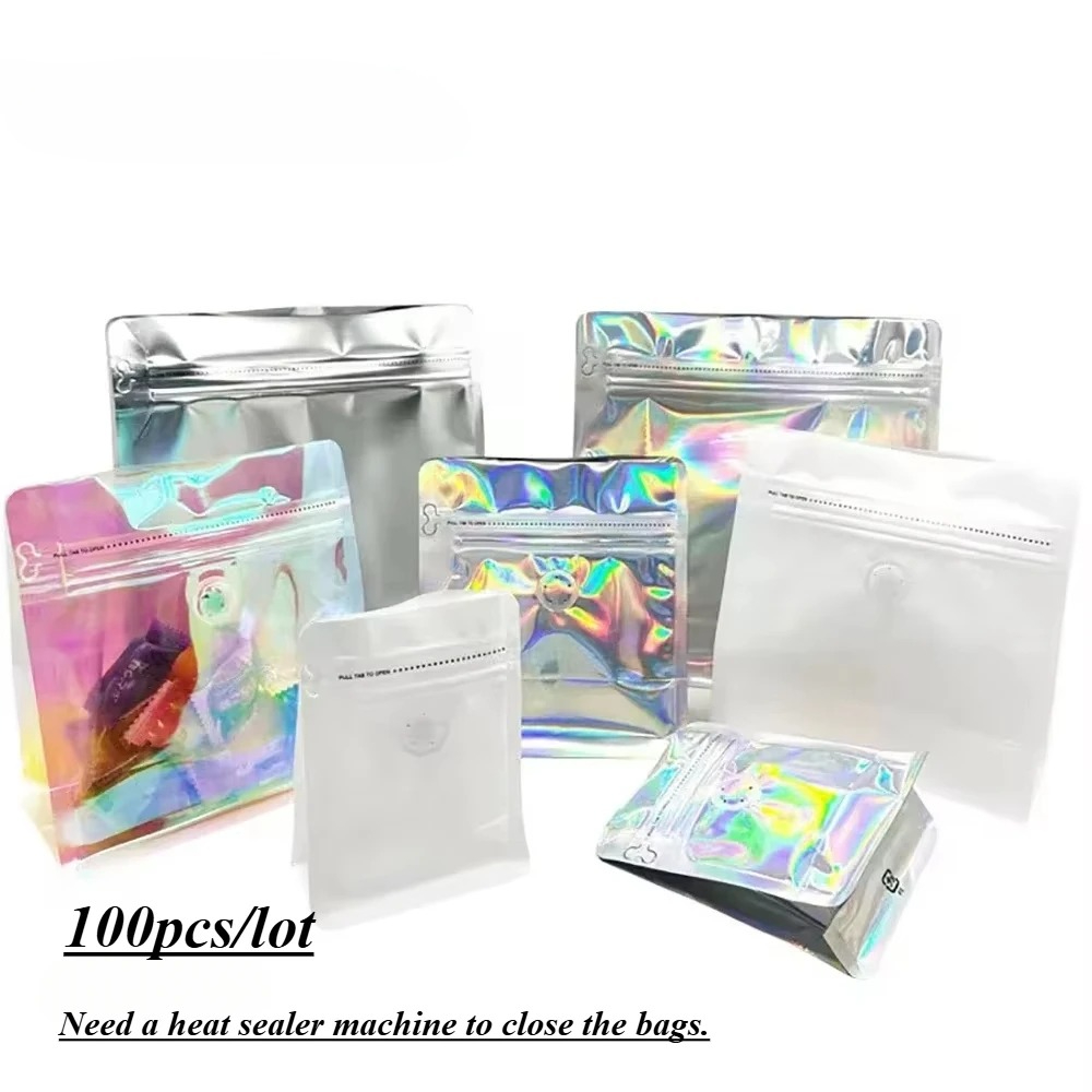 100 قطعة من أكياس القهوة الورد - مراجعة Food Storage In Mylar Bags وسعره