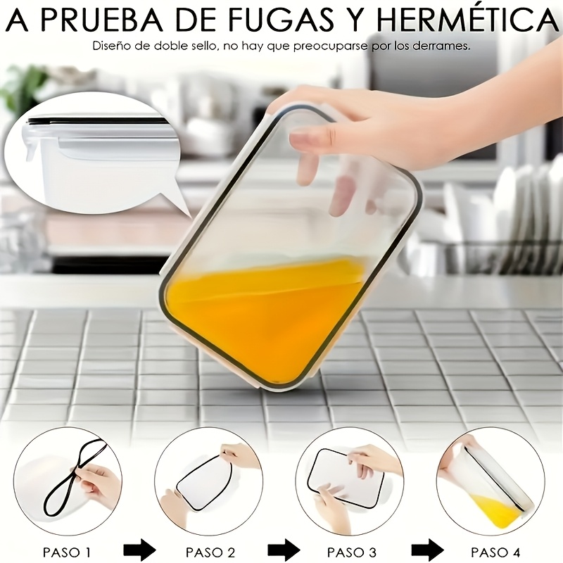 مجموعة من 8 قطع تشمل 4 حاويات  - مراجعة Food Storage Organiser وسعره