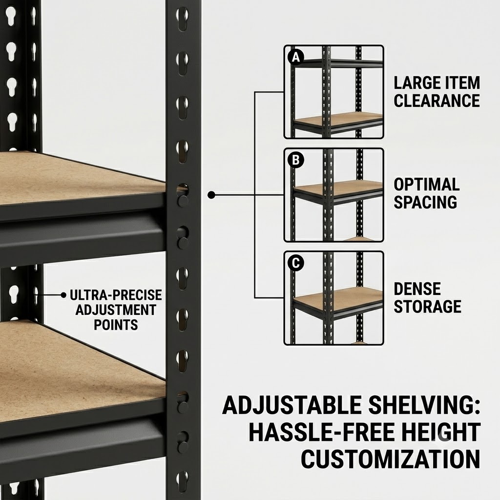 وحدة تخزين معدنية نحيفة بخمسة  - مراجعة Food Storage No Pantry وسعره